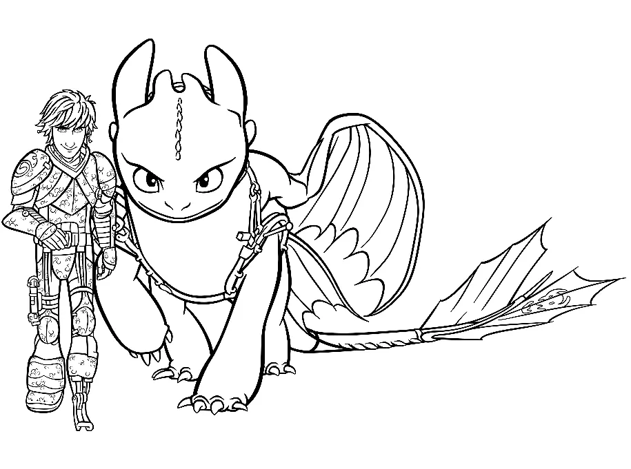 How to Train Your Dragon Coloring Pages 11