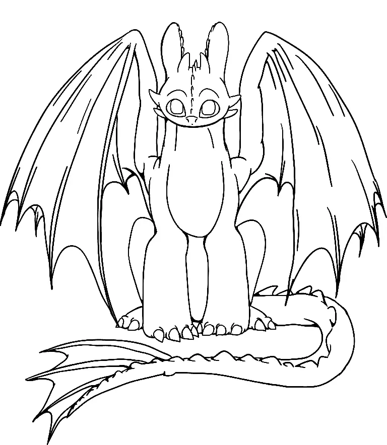 How to Train Your Dragon Coloring Pages 23