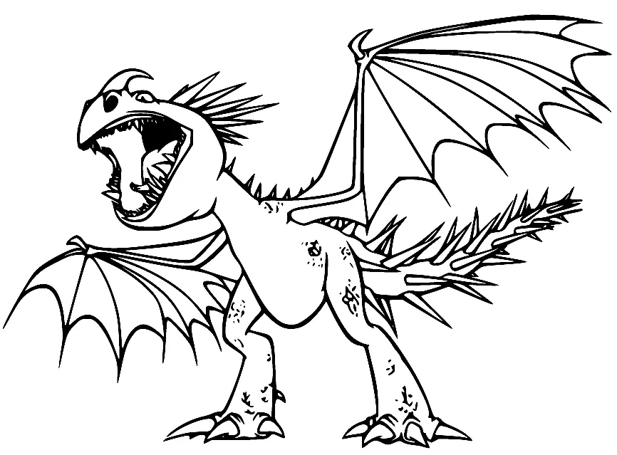 How to Train Your Dragon Coloring Pages 24