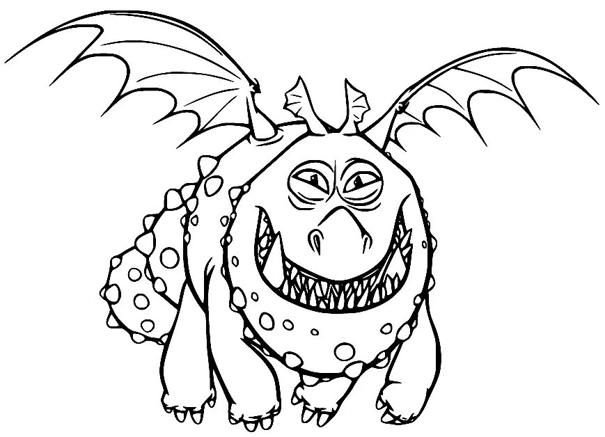 How to Train Your Dragon Coloring Pages 29