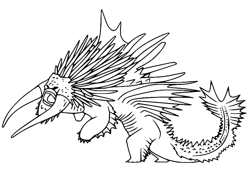 How to Train Your Dragon Coloring Pages 3