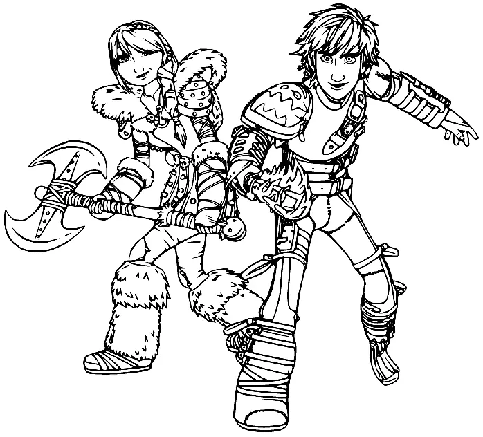 How to Train Your Dragon Coloring Pages 31