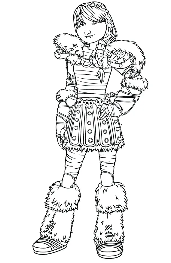 How to Train Your Dragon Coloring Pages 34