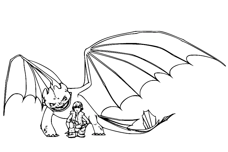 How to Train Your Dragon Coloring Pages 36