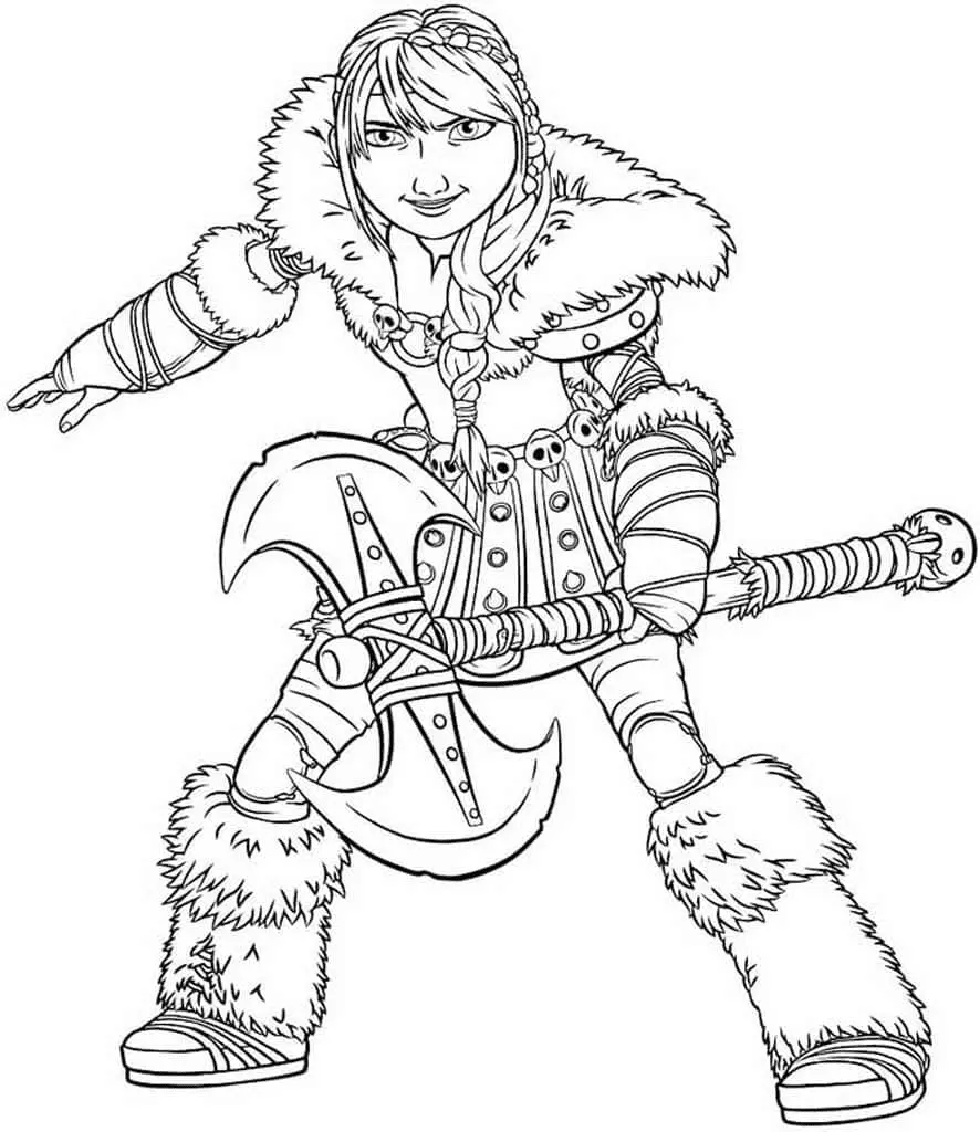 How to Train Your Dragon Coloring Pages 38