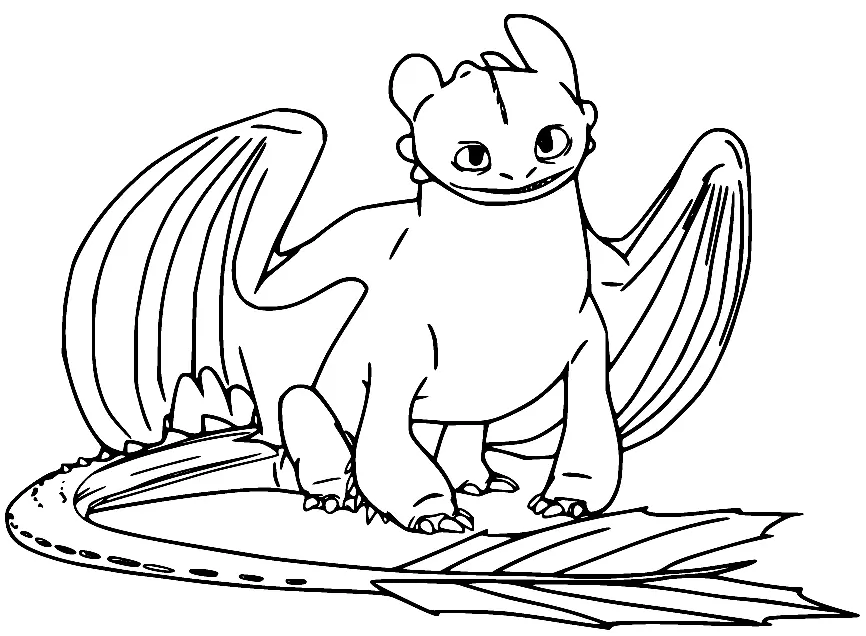 How to Train Your Dragon Coloring Pages 4