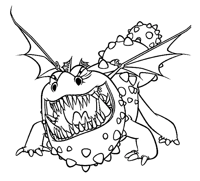How to Train Your Dragon Coloring Pages 40