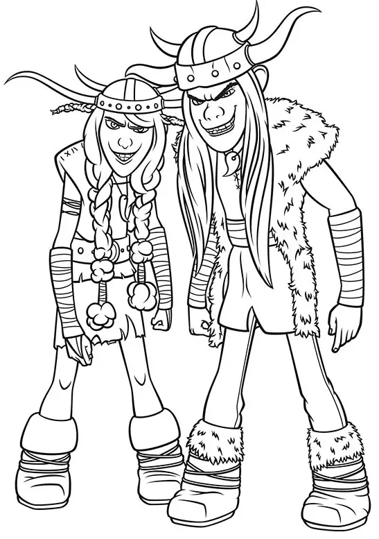How to Train Your Dragon Coloring Pages 44