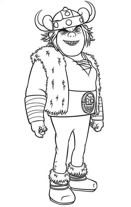 How to Train Your Dragon Coloring Pages 45