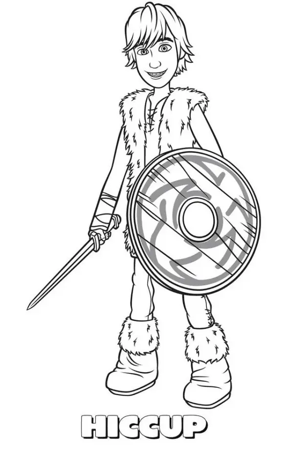 How to Train Your Dragon Coloring Pages 46