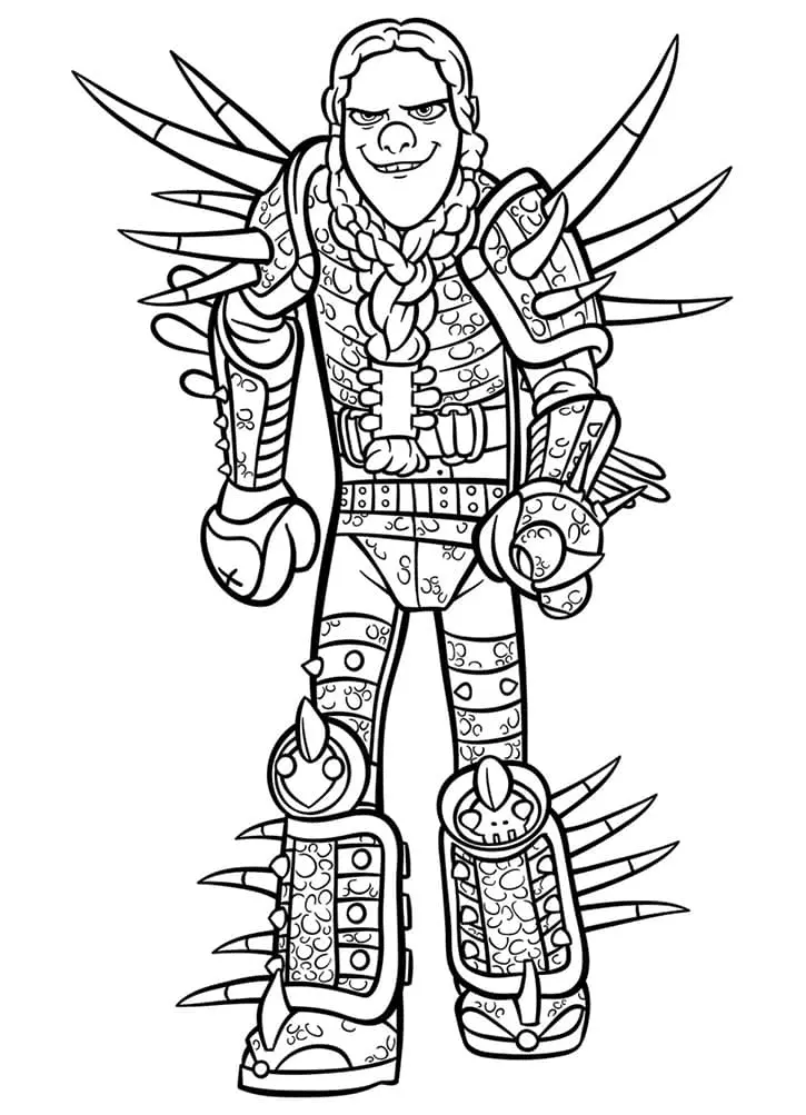 How to Train Your Dragon Coloring Pages 47