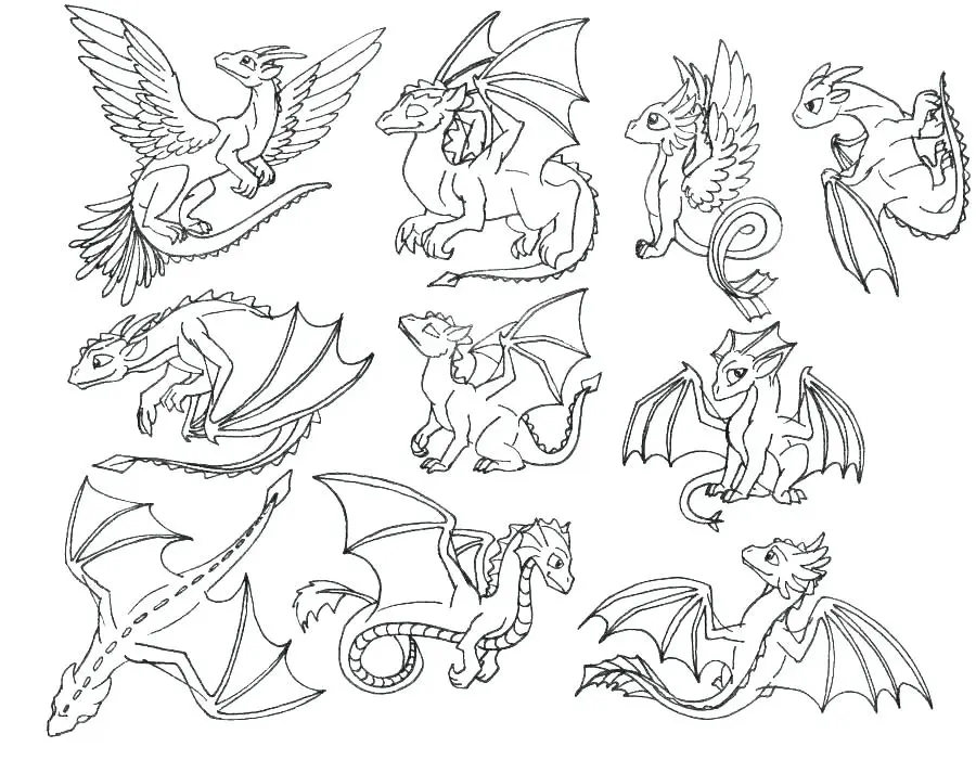 How to Train Your Dragon Coloring Pages 5