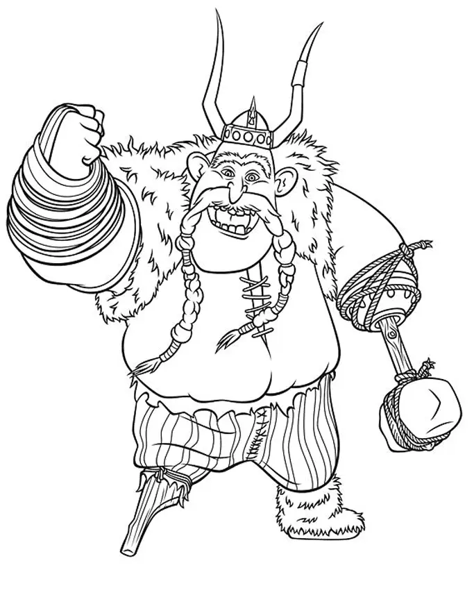 How to Train Your Dragon Coloring Pages 58