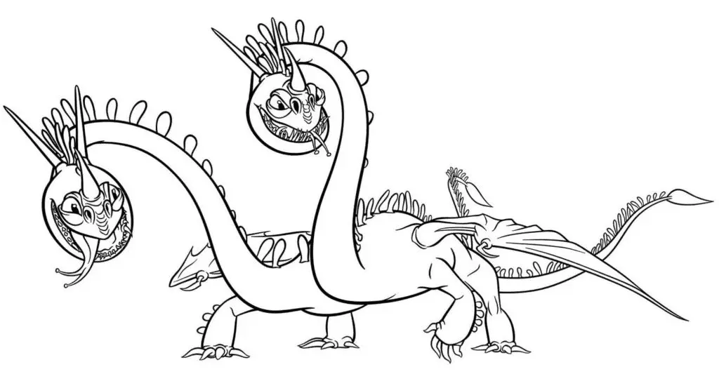 How to Train Your Dragon Coloring Pages 7