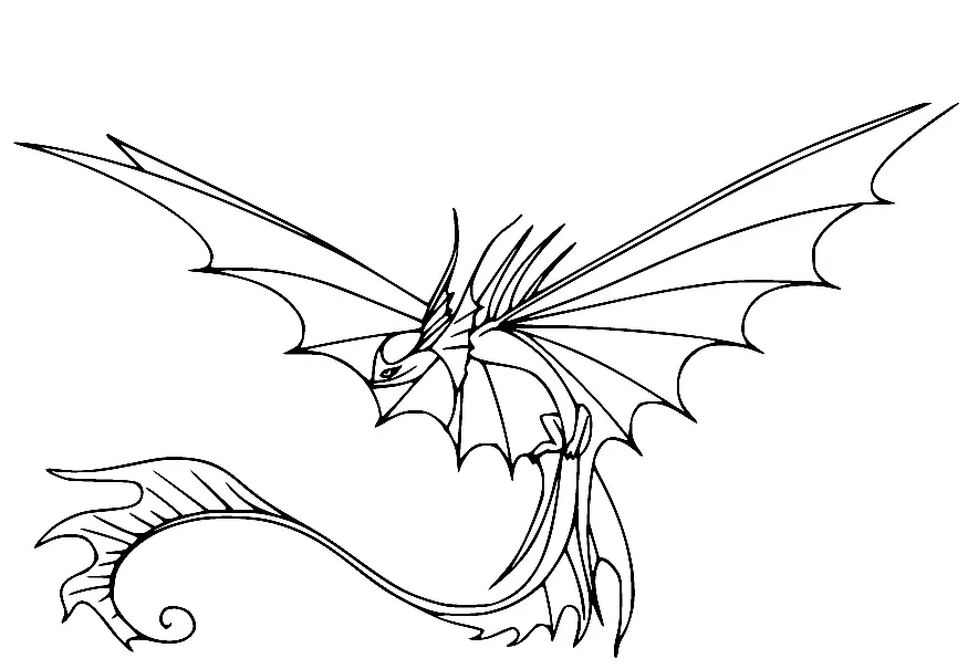 How to Train Your Dragon Coloring Pages 8