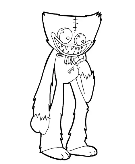 Desenhos de Huggy Wuggy Para Colorir 31