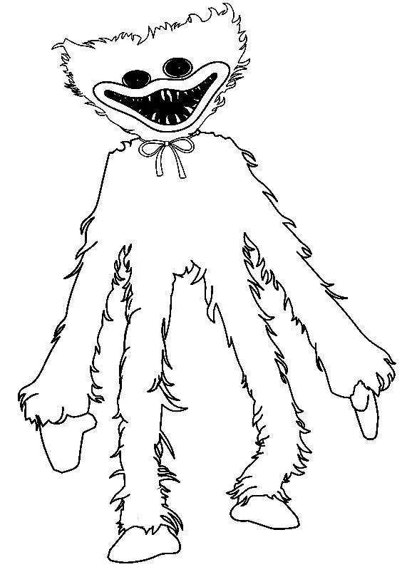 Desenhos de Huggy Wuggy Para Colorir 36