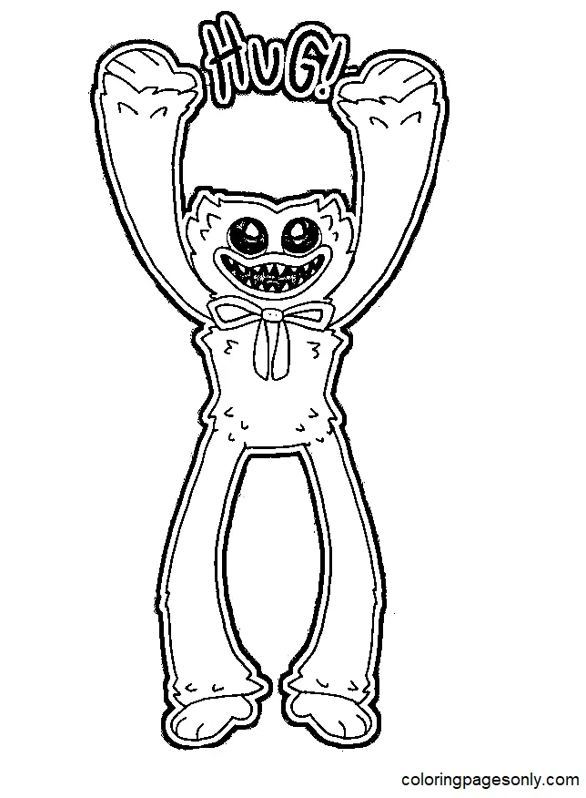 Huggy Wuggy Coloring Pages 70