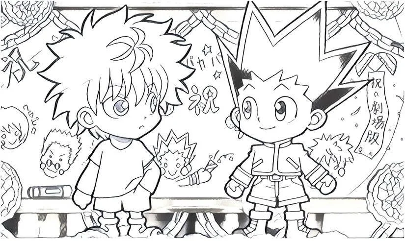 Hunter x Hunter Ausmalbilder 15