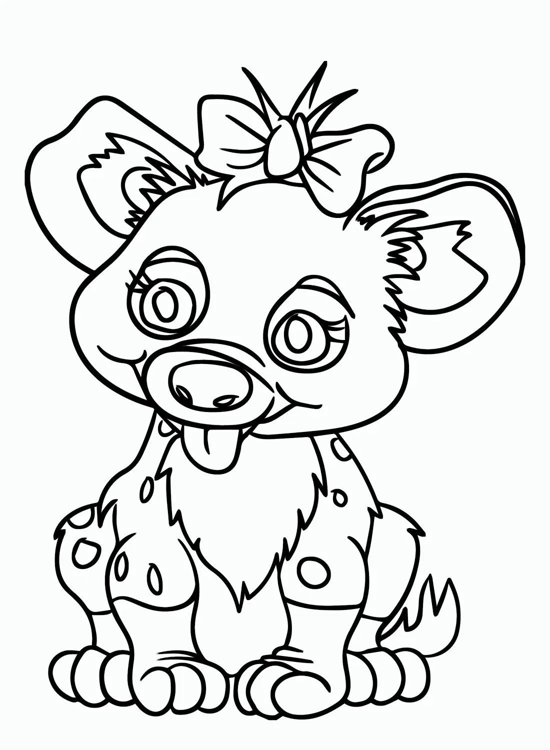 Hiena Para Colorear 20