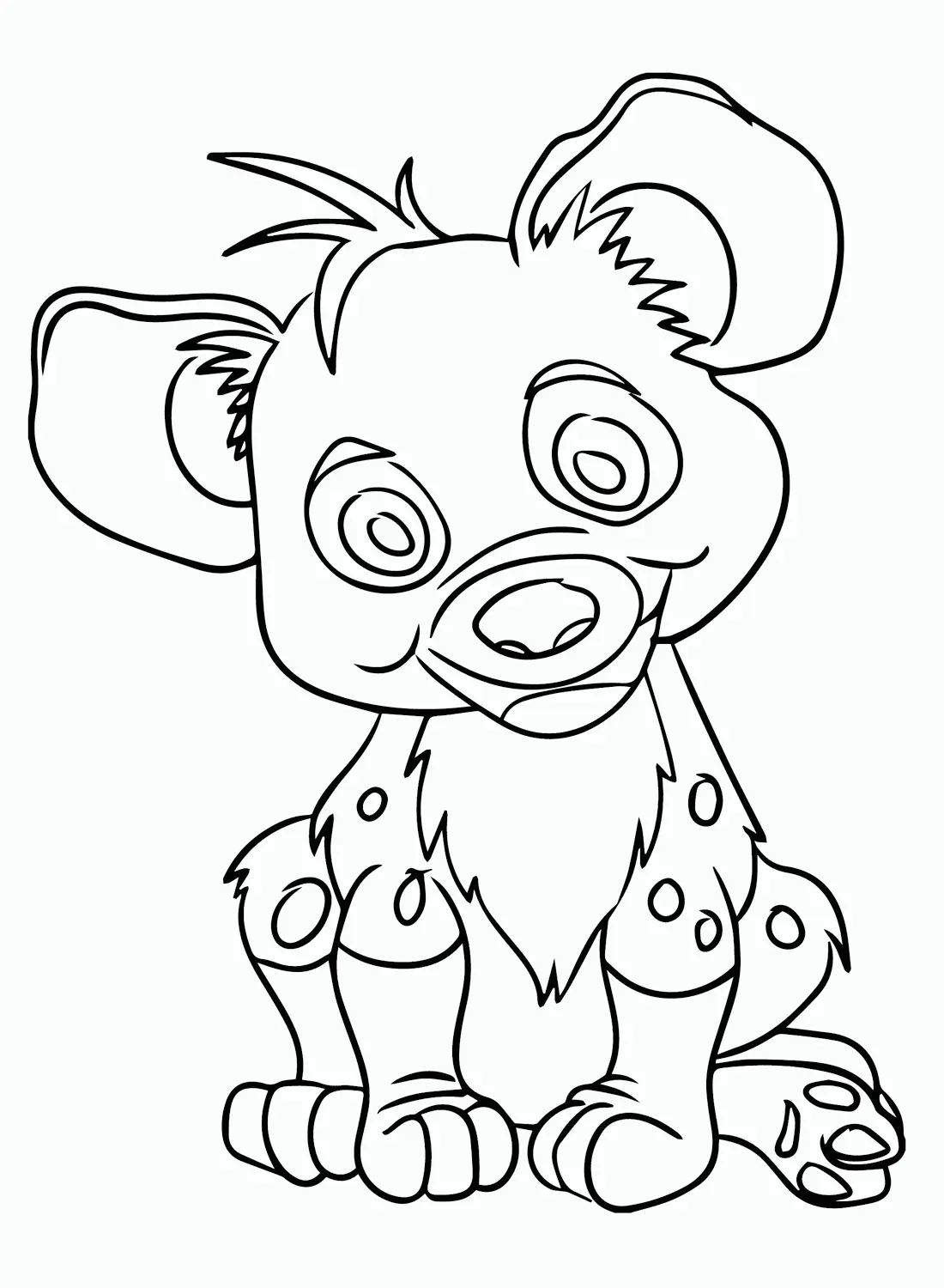 Hyena Coloring Pages 36