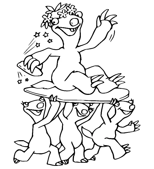La Edad De Hielo Para Colorear 71