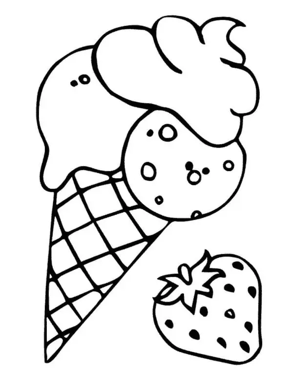 Ice Cream Coloring Pages 23
