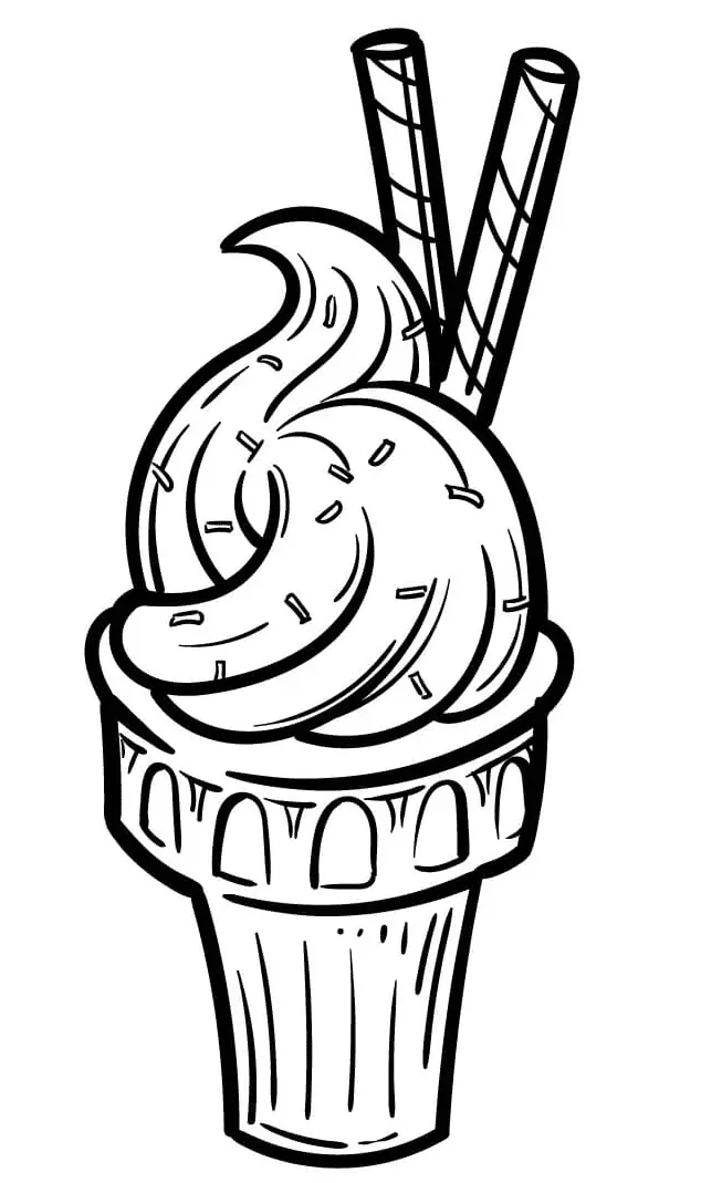 Desenhos de Ice Cream Para Colorir 27