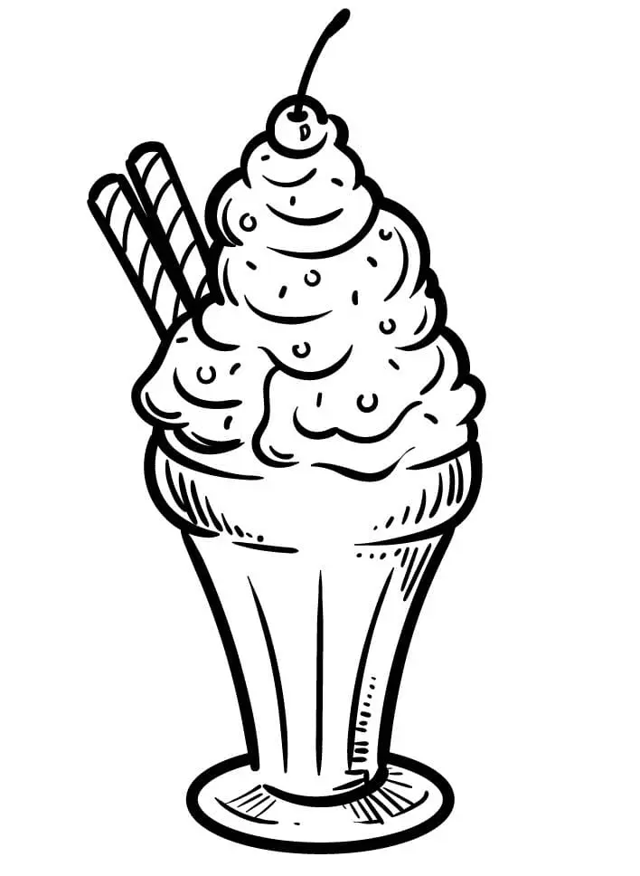 Ice Cream Coloring Pages 33