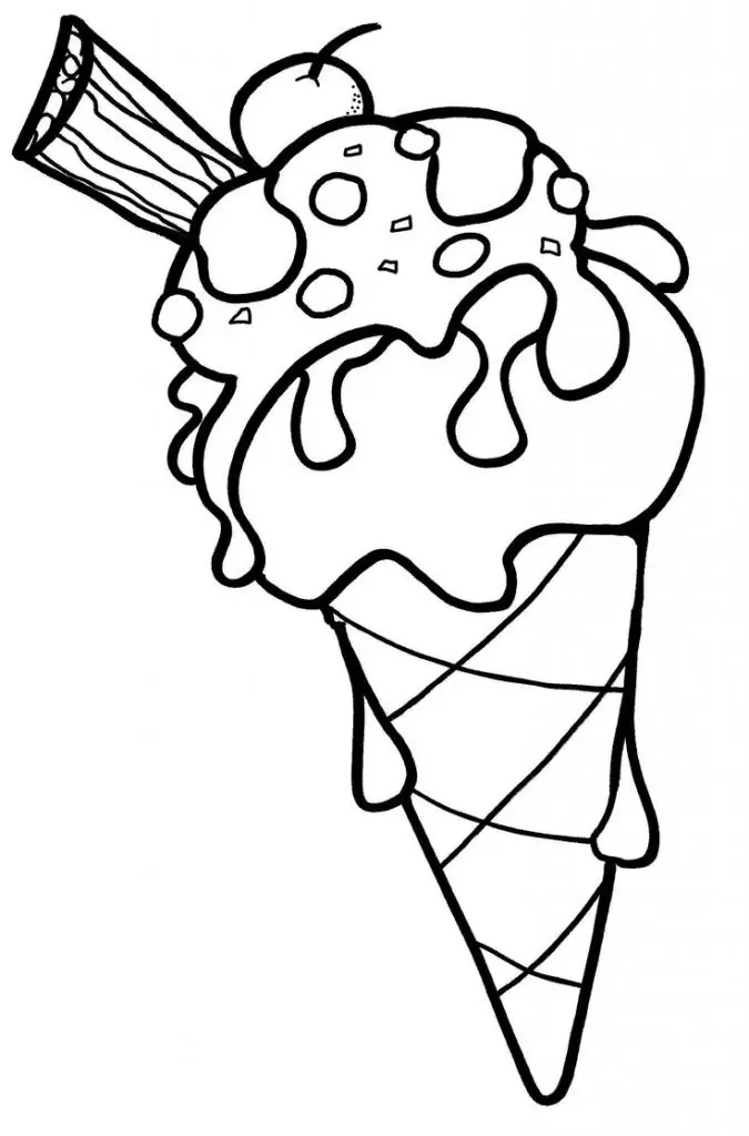 Ice Cream Coloring Pages 36