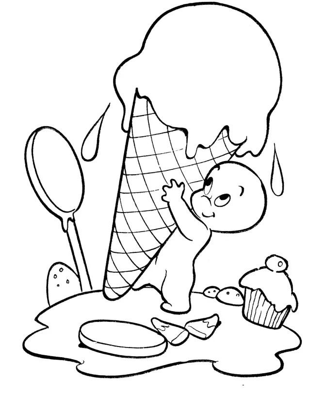 Ice Cream Coloring Pages 45