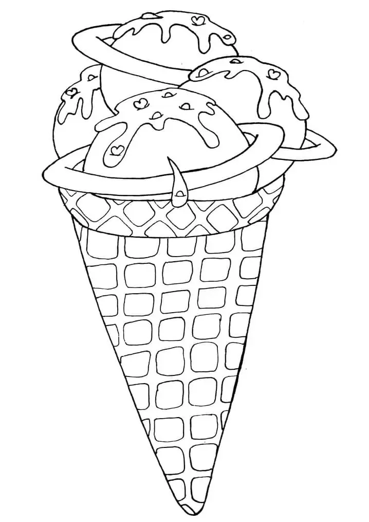 Ice Cream Coloring Pages 53