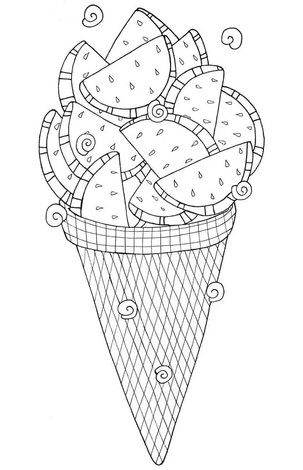 Ice Cream Coloring Pages 55