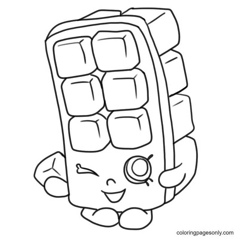 Ice Cube Coloring Pages 1