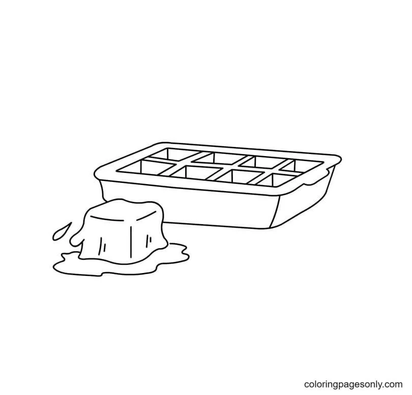 Ice Cube Coloring Pages 10