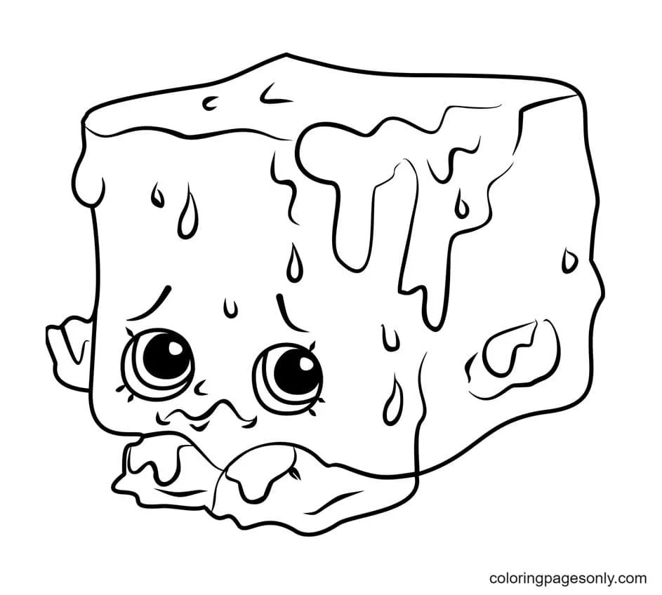Ice Cube Coloring Pages 12