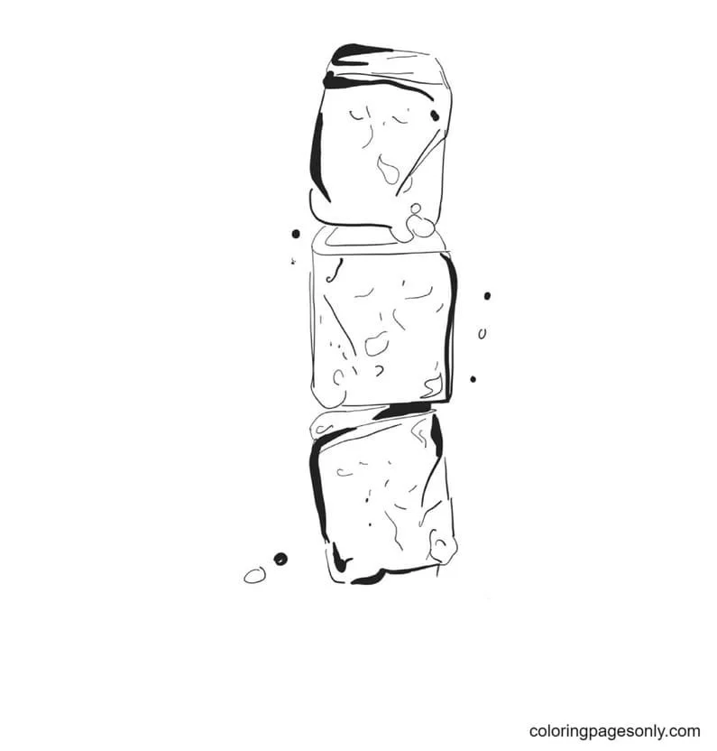 Ice Cube Coloring Pages 19
