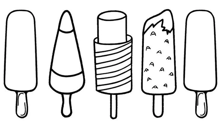 Helado Para Colorear 62