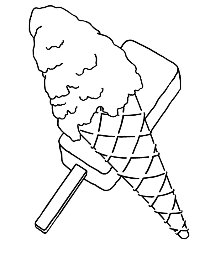 Ausmalbilder Eis am Stiel 42