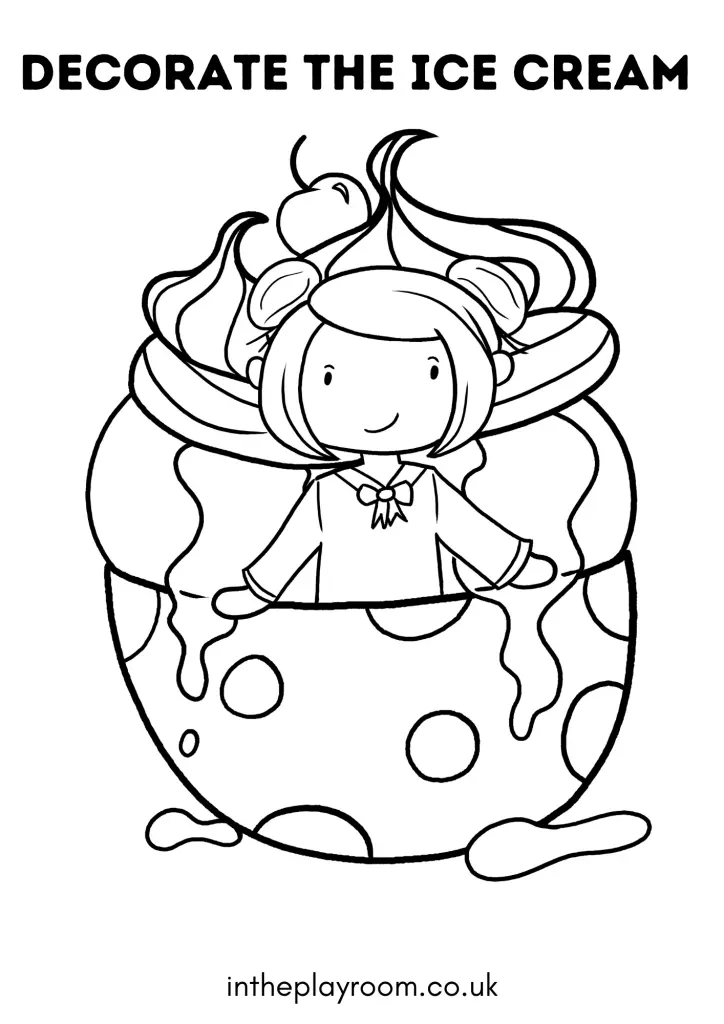 Helado Para Colorear 74