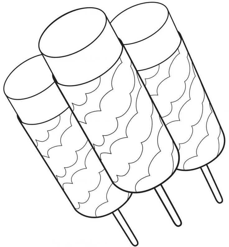 Helado Para Colorear 77