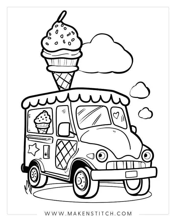 Ice Lolly Coloring Pages 23
