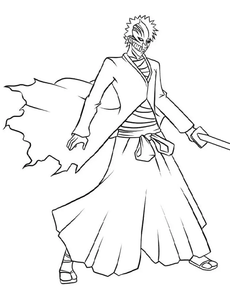Ichigo Coloring Pages 20