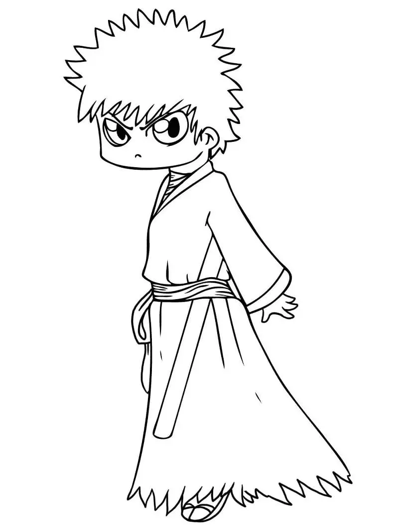 Ichigo Coloring Pages 26