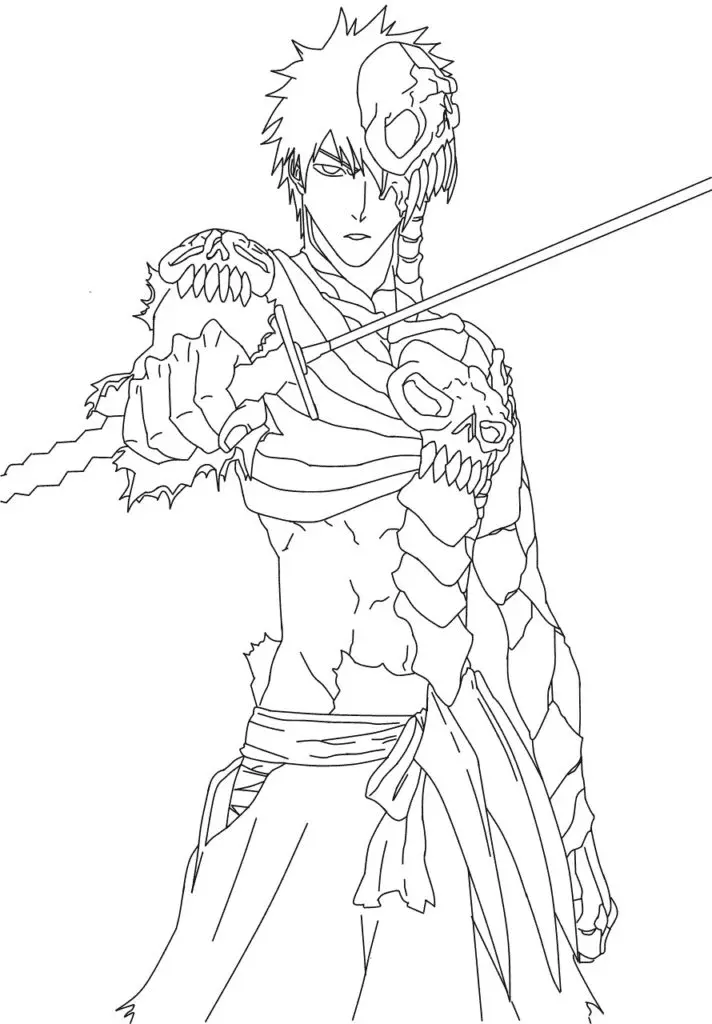 Ichigo Coloring Pages 3