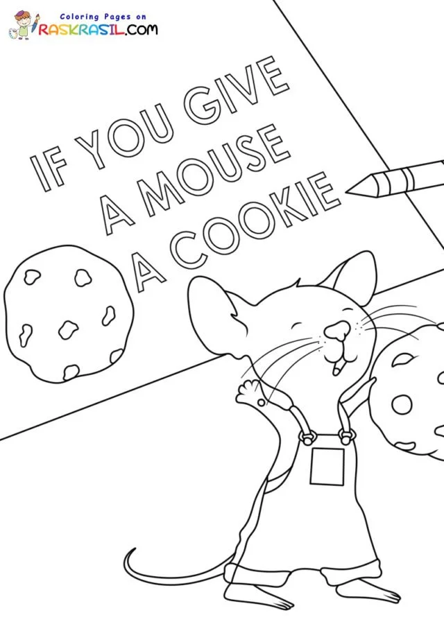 Si Le Das Una Galleta A Un Raton Para Colorear 2