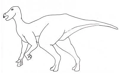 Iguanodon Para Colorear 11
