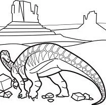 Iguanodon Para Colorear 13