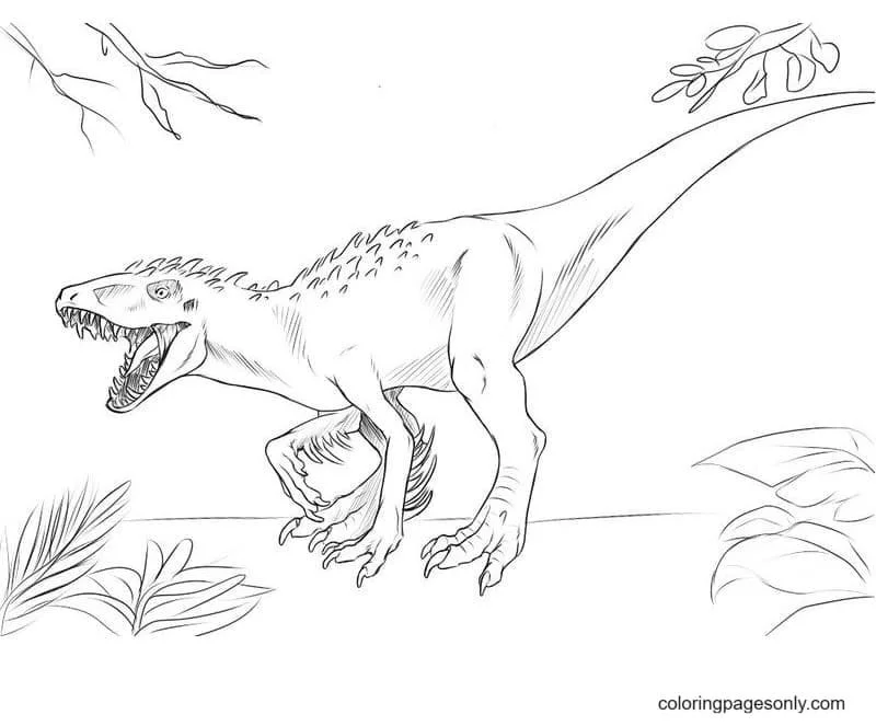 Indominus Para Colorear 18
