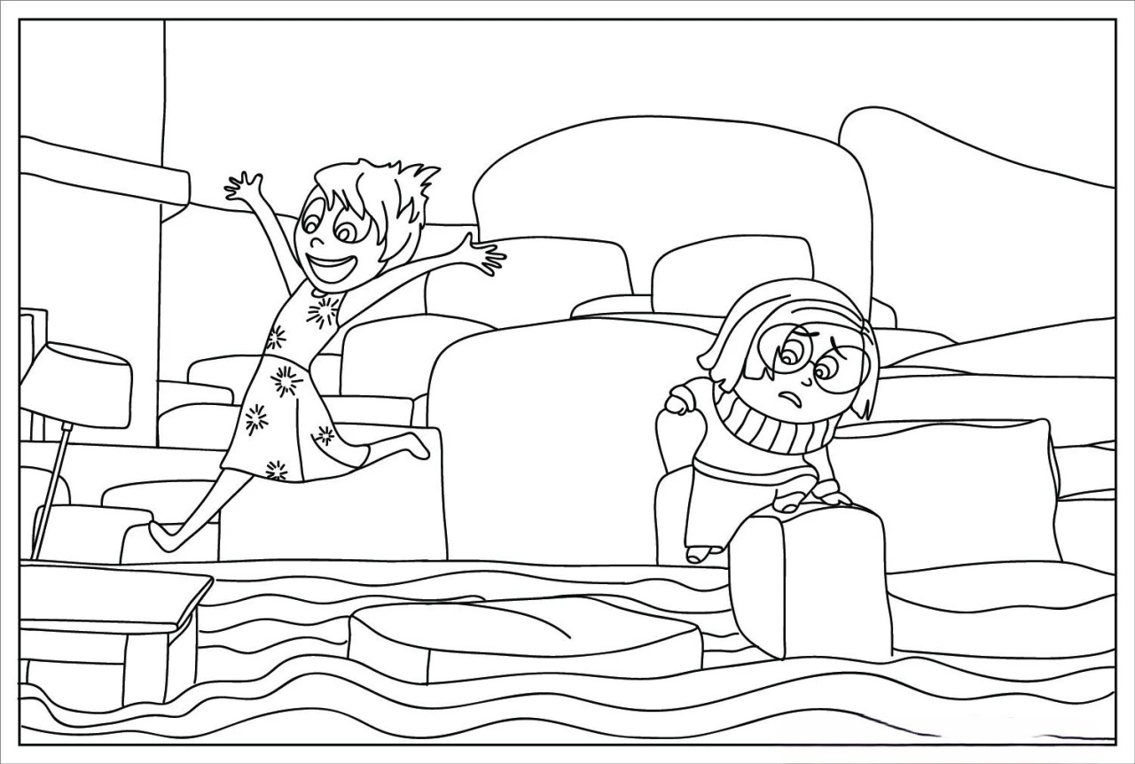 Inside Out 2 Ausmalbilder 35